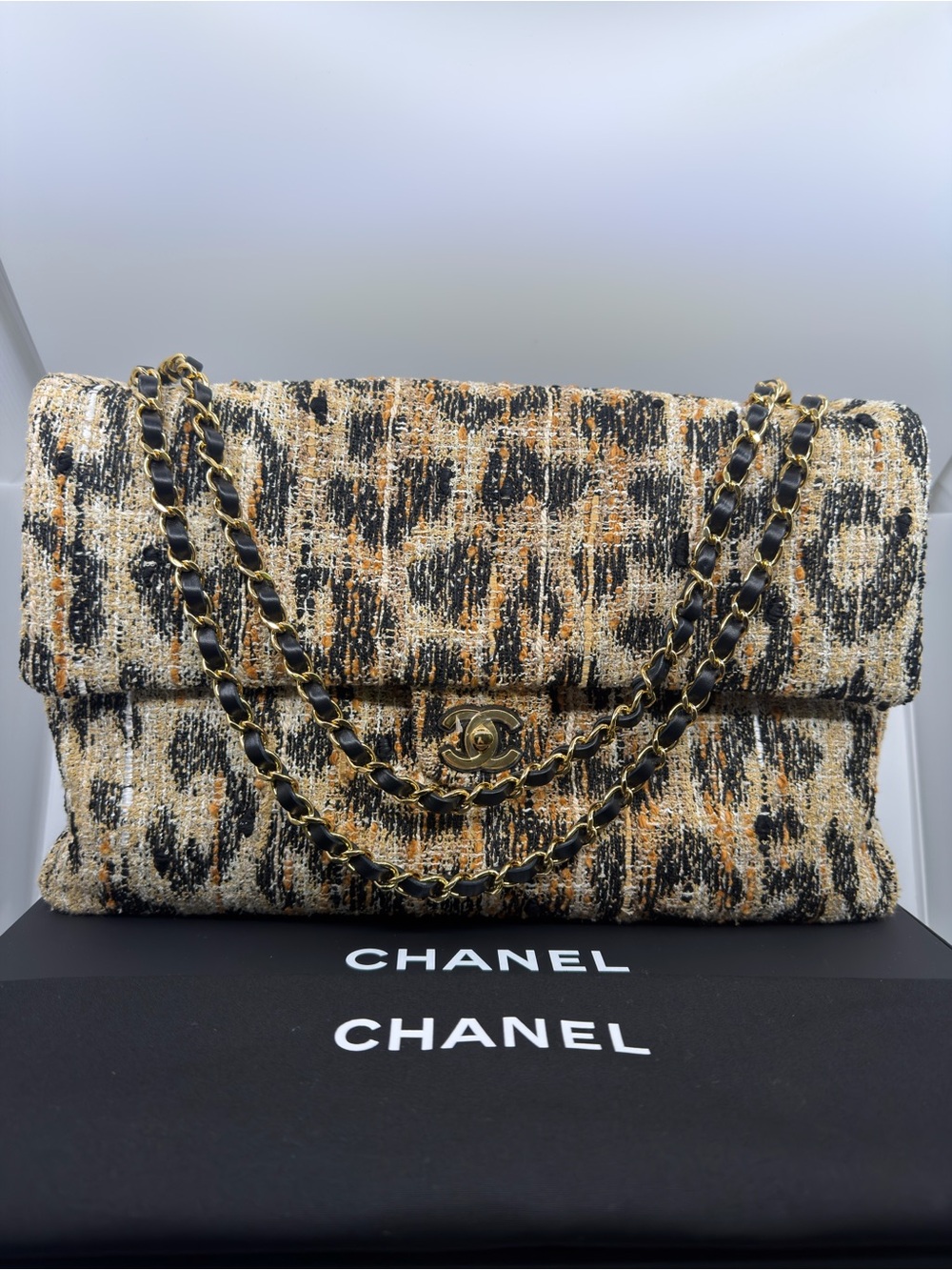 Chanel Métiers D’Art 2026 Tweed Maxi Flap Bag